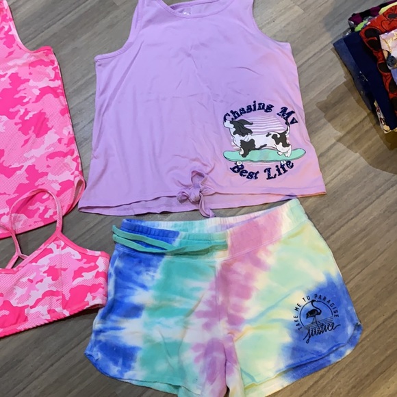 3 sets for $35 girls matching short sets - Picture 4 of 4